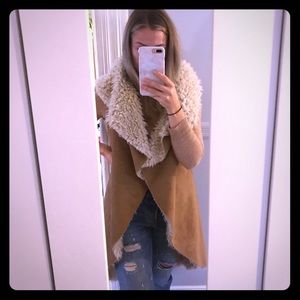 Shearling Vest Long